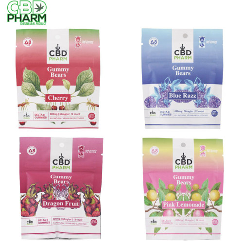 CBD PHARM DELTA 8 GUMMIES 600MG 12CT/BAG